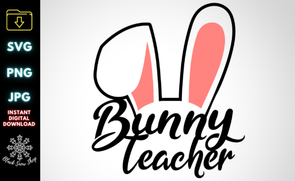 Bunny Teacher Happy Easter Day SVG Review