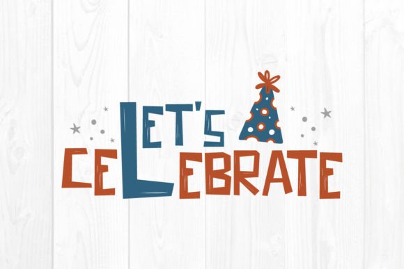 Let's Celebrate New Year SVG for Embroidery Projects