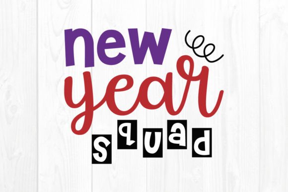 New Year Squad SVG Design Review