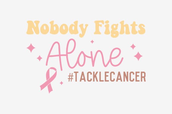 Nobody Fights Alone Breast Cancer SVG Review