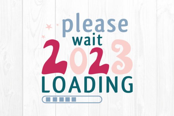 Please Wait 2023 Loading New Year SVG