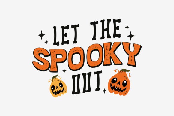 Retro Let the Spooky out Halloween SVG Review