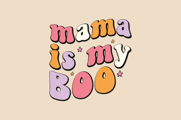 Retro Mama is My Boo Halloween SVG Review